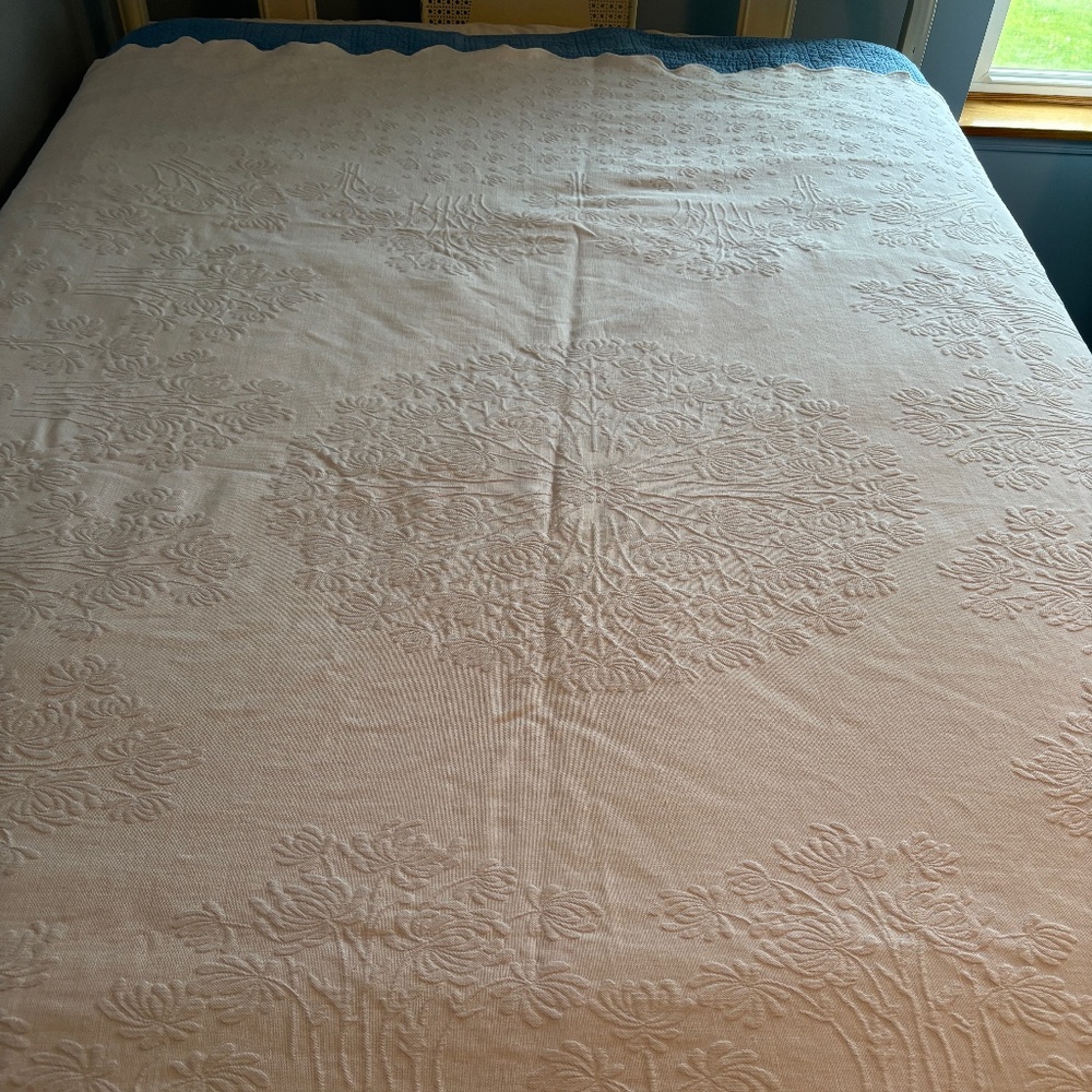 Antique Bedspread Coverlet - Full Sized